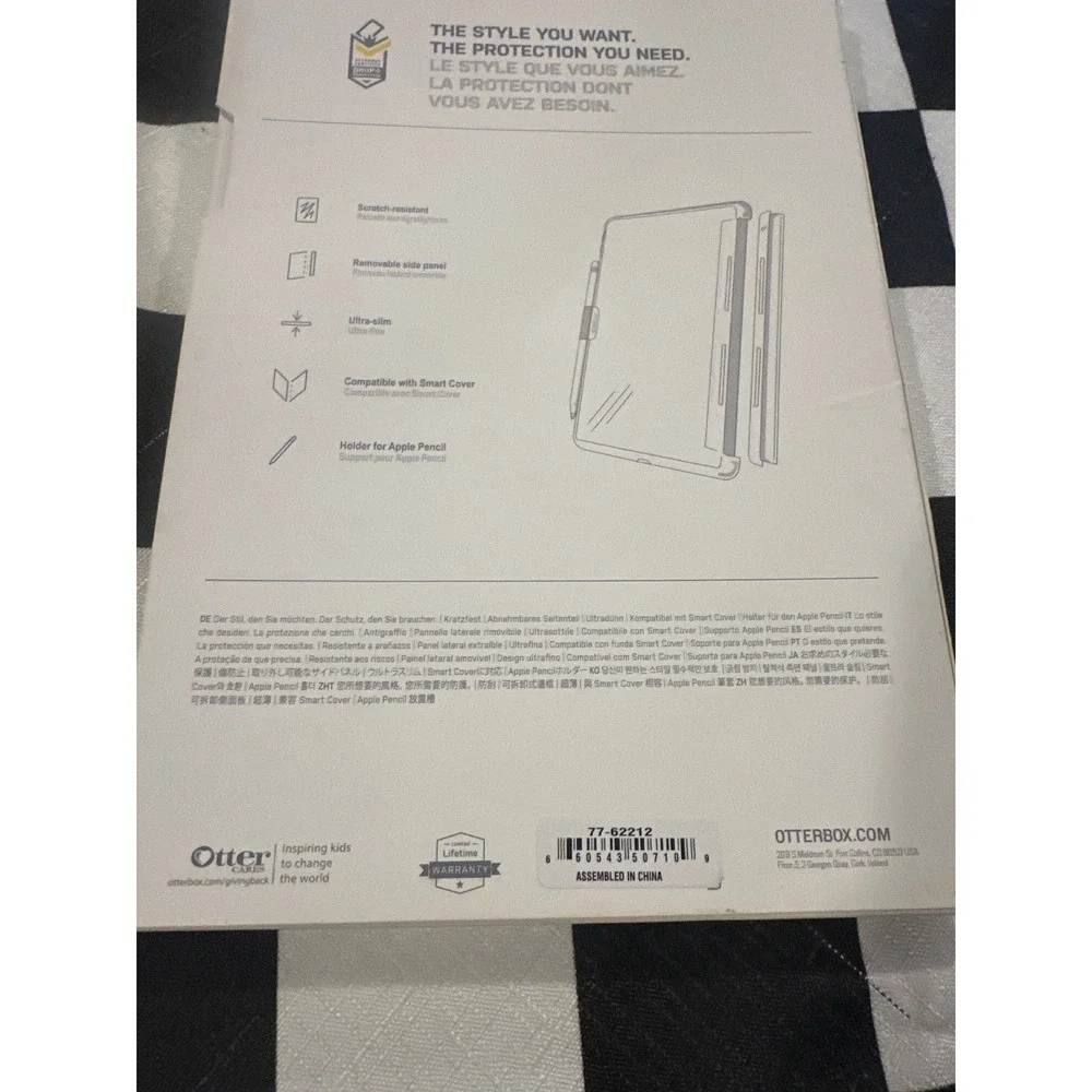 OtterBox Symmetry Series Clear Case for iPad mini 5th Gen Apple Pencil Holder